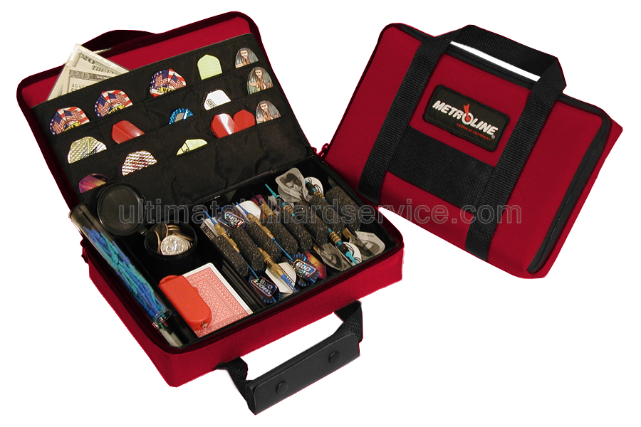 Metroline Large Original Dart Case - Red